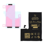 Rvelon Batteri for iPhone 15 Pro Max – 4422 mAh original kapasitet