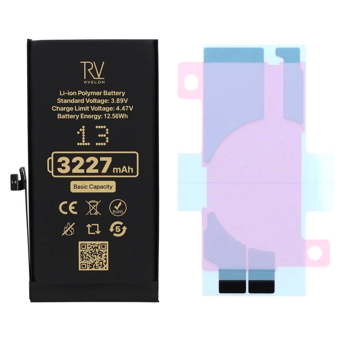 Rvelon Premium-batteri til iPhone 13 – 3227mAh