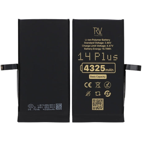 Rvelon Premium Batteri for iPhone 14 Plus – 4325mAh