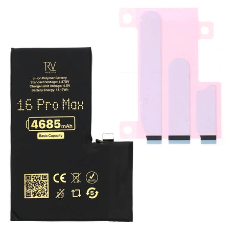 Rvelon Premium Batteri for iPhone 16 Pro Max – 4685 mAh