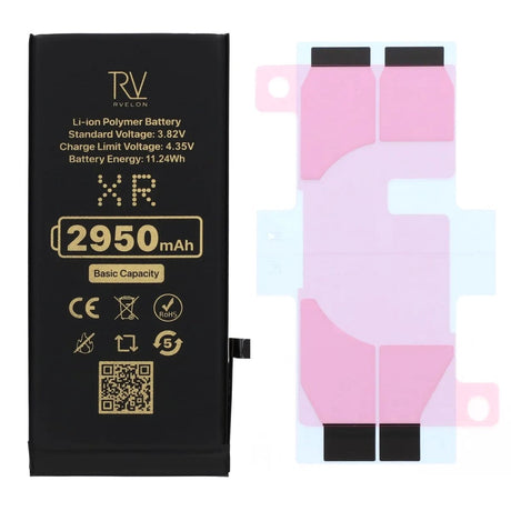 Rvelon Premium Batteri for iPhone XR – 2950mAh