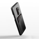 Mujjo Samsung Galaxy S9 Plus Deksel Full Leather Wallet Case Olive Green