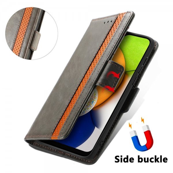 Samsung Galaxy A03 Etui Stripe Grå