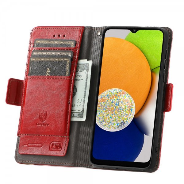 Samsung Galaxy A03 Etui Stripe Rød
