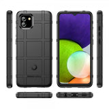 Samsung Galaxy A03 Deksel Rutemønster Svart