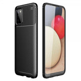 Samsung Galaxy A03s Deksel Karbonfibertekstur Svart