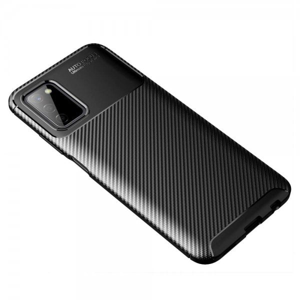 Samsung Galaxy A03s Deksel Karbonfibertekstur Svart