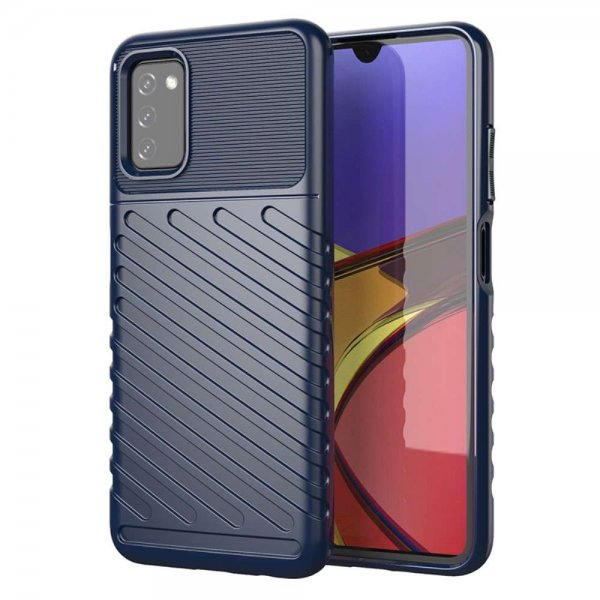 Samsung Galaxy A03s Deksel Thunder Series Blå