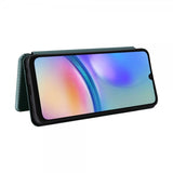 Samsung Galaxy A05s Etui Karbonfibertekstur Grønn