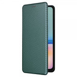 Samsung Galaxy A05s Etui Karbonfibertekstur Grønn
