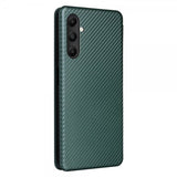 Samsung Galaxy A05s Etui Karbonfibertekstur Grønn