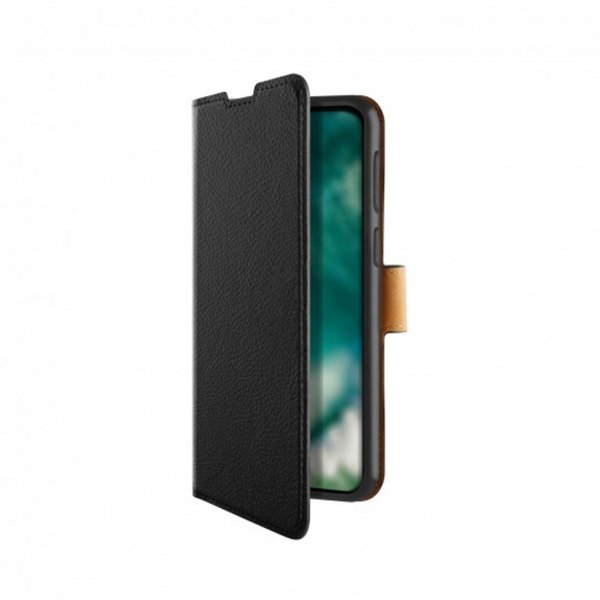 Xqisit Samsung Galaxy A12 Etui Slim Wallet Selection Svart