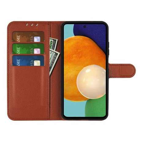 Samsung Galaxy A13 4G Etui med Stativ Brun