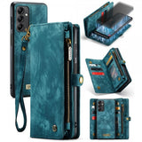 CaseMe Samsung Galaxy A14 Etui 008 Series Avtakbart Deksel Petrol