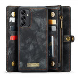 CaseMe Samsung Galaxy A14 Etui 008 Series Avtakbart Deksel Svart