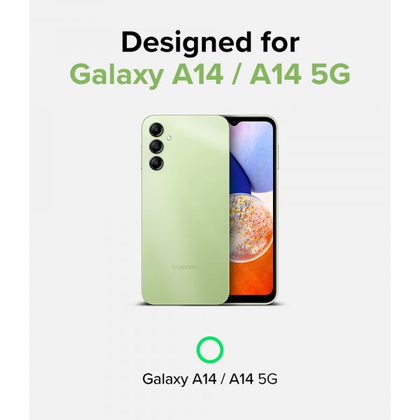 Ringke Samsung Galaxy A14 Deksel Fusion Matte Smoke Black