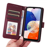 Betopnice Samsung Galaxy A14 Etui Avtagbart Deksel 005 Rød