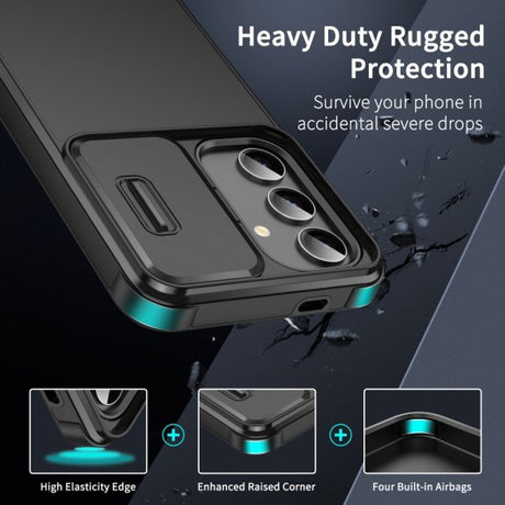 Samsung Galaxy A14 Deksel Camera Slide Svart