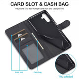 Lc.Imeeke Samsung Galaxy A15 Etui med Kortlomme stativfunksjon Svart