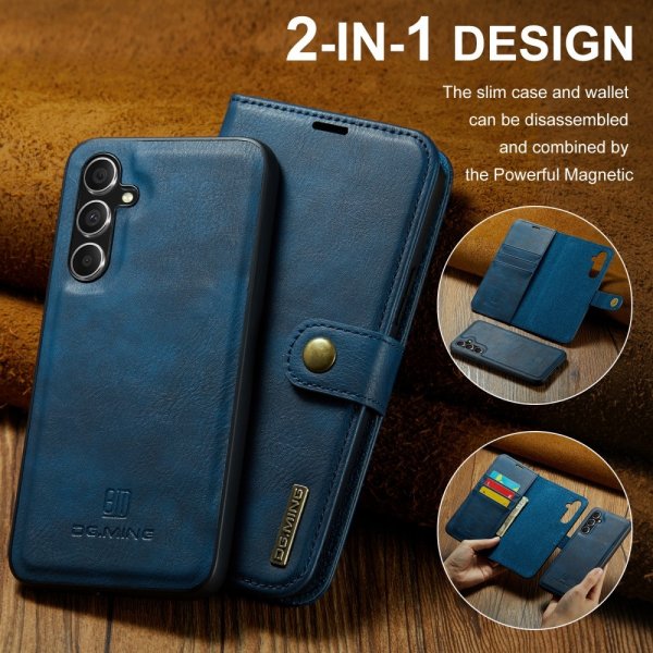 Dg.Ming Samsung Galaxy A15 Etui Avtagbart Deksel Blå