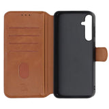 Rvelon Samsung Galaxy A15 Etui 4 Kortlomme Brun