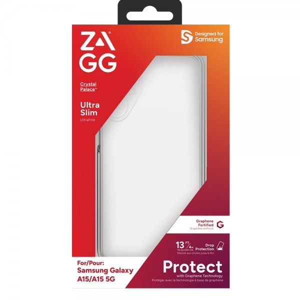 Zagg Samsung Galaxy A15 Deksel Crystal Palace Transparent