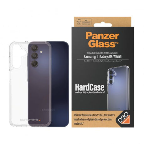 PanzerGlass Samsung Galaxy A15 Deksel HardCase D3O Transparent