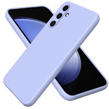 Samsung Galaxy A15 Deksel med Stropp Silikon Lilla
