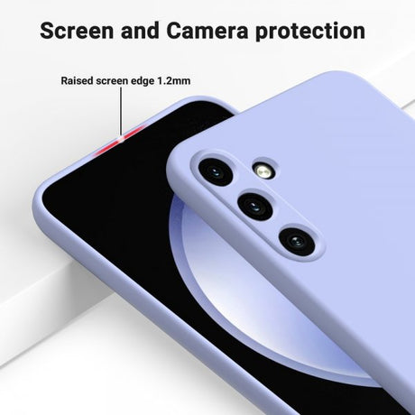 Samsung Galaxy A15 Deksel med Stropp Silikon Lilla