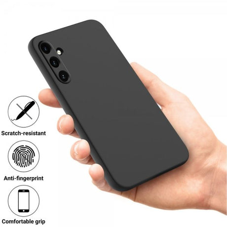 Samsung Galaxy A15 Deksel med Stropp Silikon Svart