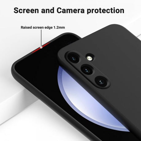 Samsung Galaxy A15 Deksel med Stropp Silikon Svart