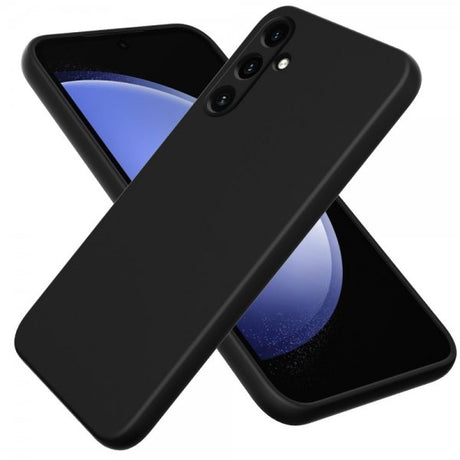 Samsung Galaxy A15 Deksel med Stropp Silikon Svart
