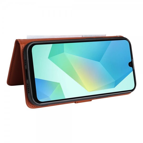 Betopnice Samsung Galaxy A16 Etui Avtagbart Deksel 005 Brun