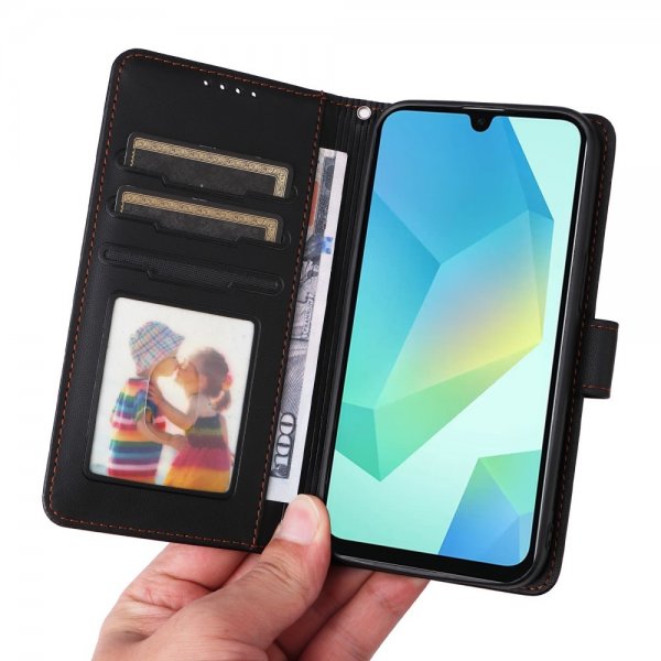 Betopnice Samsung Galaxy A16 Etui Avtagbart Deksel 005 Svart