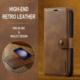 Dg.Ming Samsung Galaxy A16 Etui Avtagbart Deksel Brun