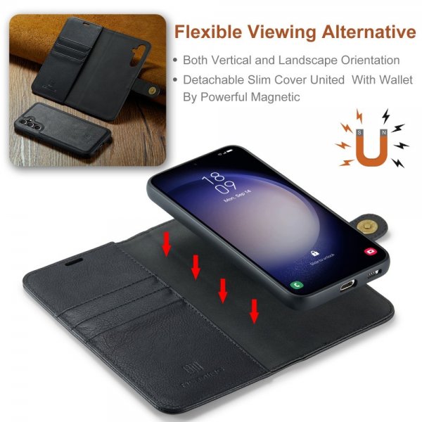 Dg.Ming Samsung Galaxy A16 Etui Avtagbart Deksel Svart