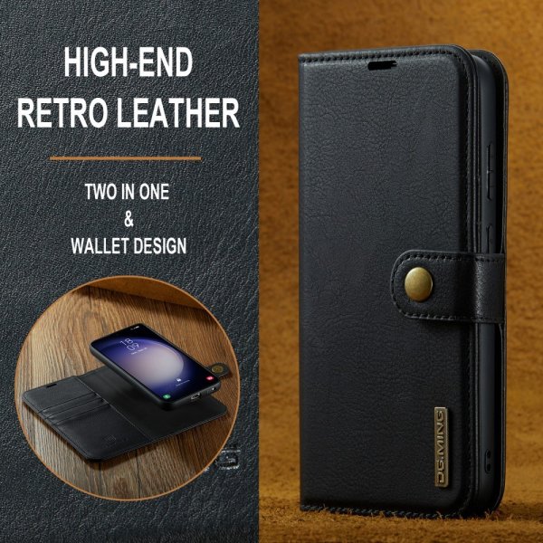 Dg.Ming Samsung Galaxy A16 Etui Avtagbart Deksel Svart