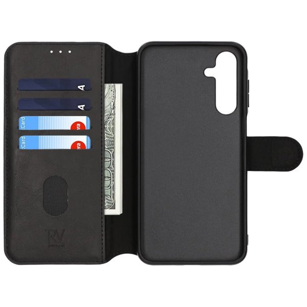 Rvelon Samsung Galaxy A16 Etui 4 Kortlomme Svart