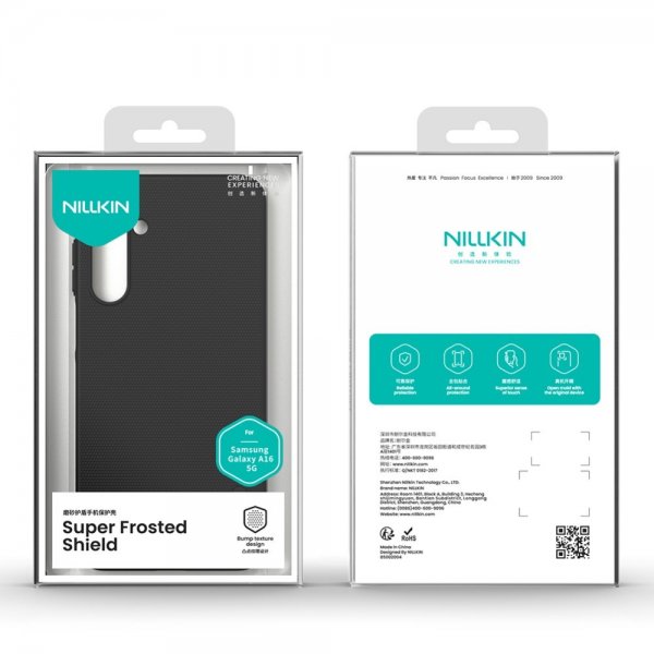 Nillkin Samsung Galaxy A16 Deksel Super Frosted Shield Svart