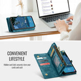 CaseMe Samsung Galaxy A17 Etui 008 Series Avtakbart Deksel Blå