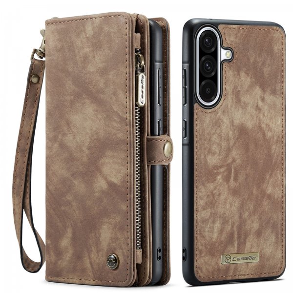 CaseMe Samsung Galaxy A17 Etui 008 Series Avtakbart Deksel Brun