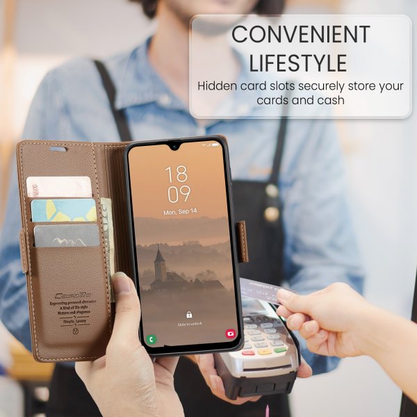 CaseMe Samsung Galaxy A17 Etui 023 Series Brun