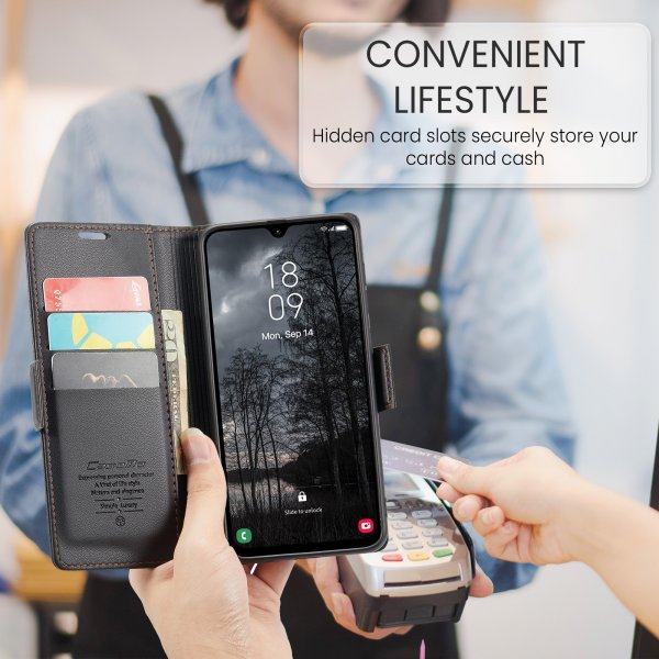 CaseMe Samsung Galaxy A17 Etui 023 Series Svart