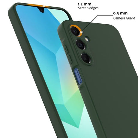 Samsung Galaxy A17 Deksel med Stropp Silikon MagSafe Mørkegrønn
