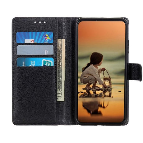 Rvelon Samsung Galaxy A22 4G Etui Stativfunksjon Svart