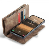 CaseMe Samsung Galaxy A25 Etui 008 Series Avtakbart Deksel Brun
