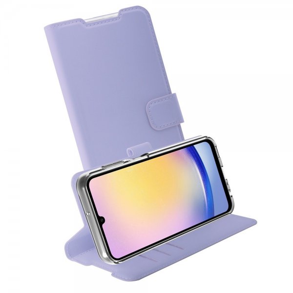Vivanco Samsung Galaxy A25 Etui Classic Wallet Lavendel