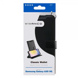 Vivanco Samsung Galaxy A25 Etui Classic Wallet Svart