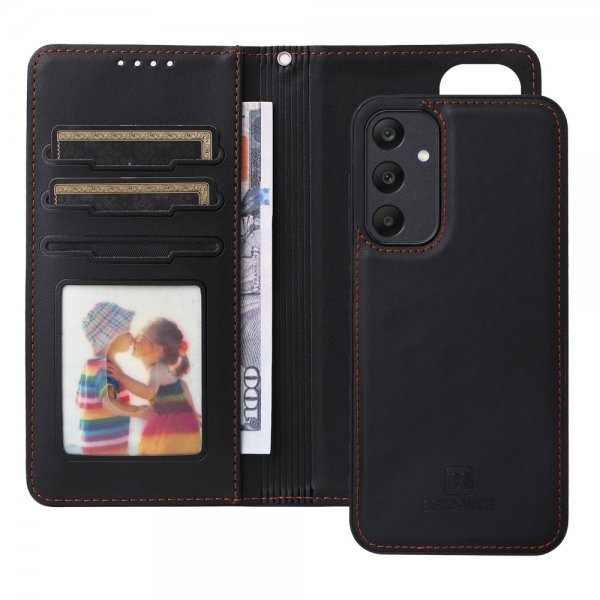 Betopnice Samsung Galaxy A25 Etui Avtagbart Deksel 005 Svart