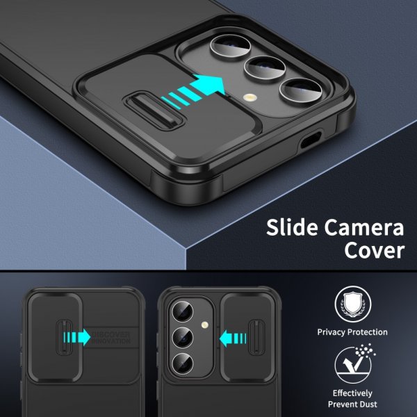 Samsung Galaxy A25 Deksel Camera Slide Svart